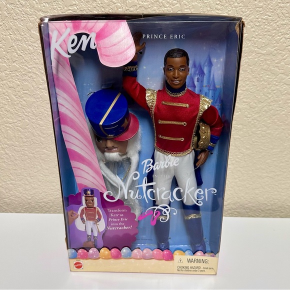 NEW 2001 Barbie Ken as Prince Eric in The Nutcracker African American Doll 52689 - Picture 3 of 4